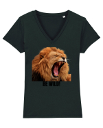 Be wild Tricou mânecă scurtă guler V Damă Evoker