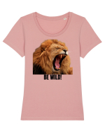 Be wild Tricou mânecă scurtă guler larg fitted Damă Expresser