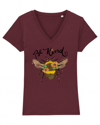 Bee Kind Bee Burgundy