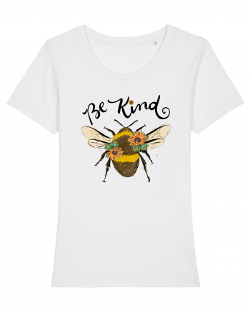 Bee Kind Bee White