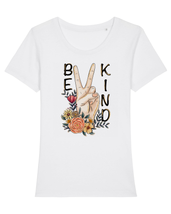 Be Kind Peace White