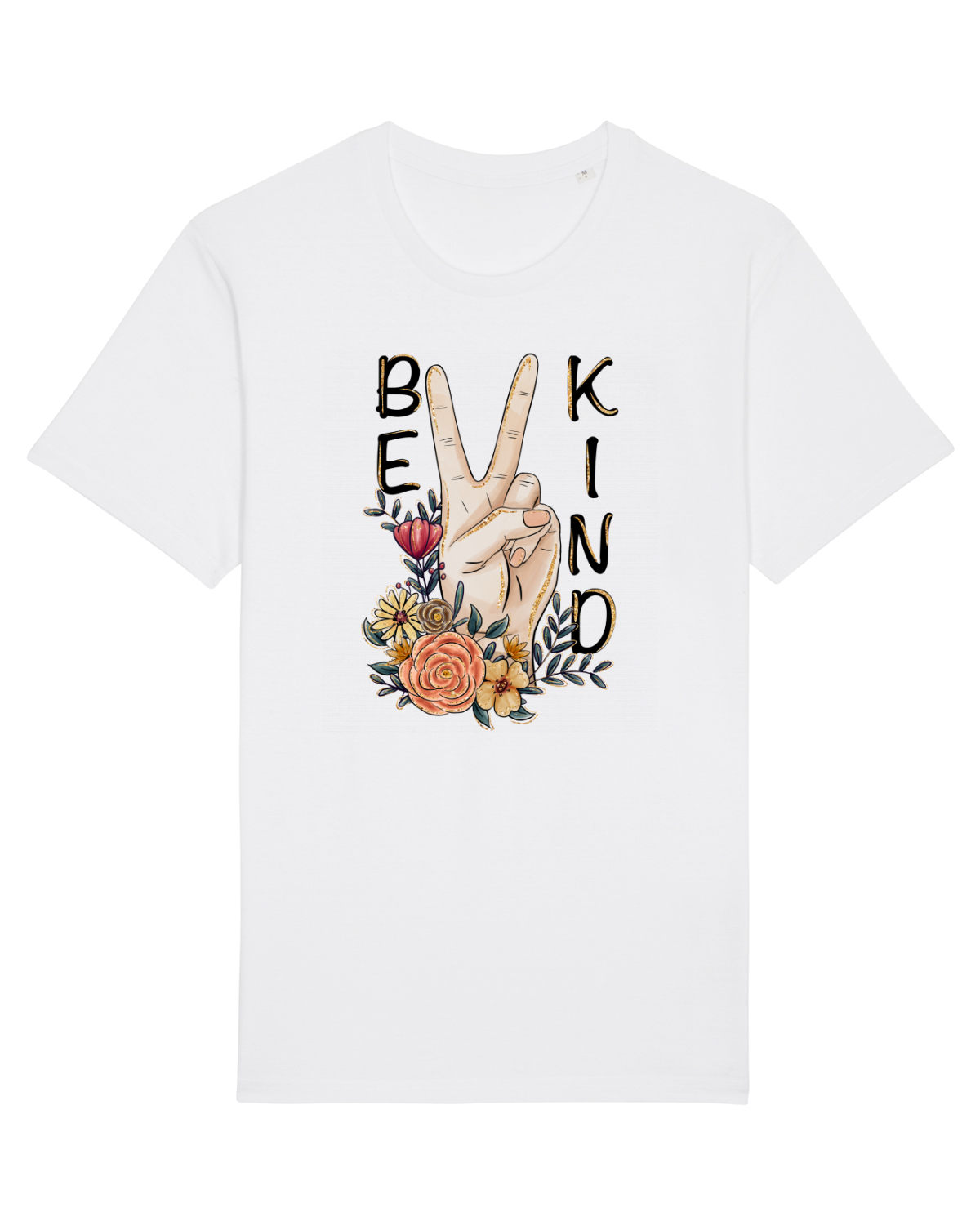 Tricou mânecă scurtă Unisex Rocker White