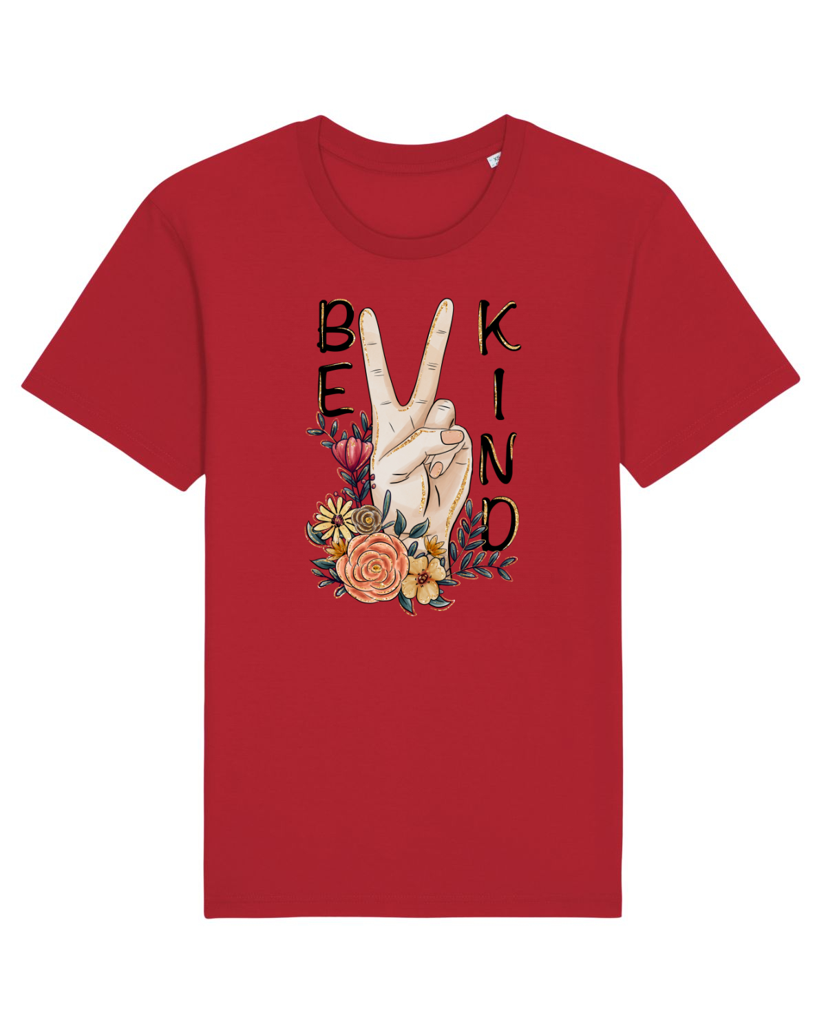Tricou mânecă scurtă Unisex Rocker Red