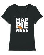 HAPIENESS Tricou mânecă scurtă guler larg fitted Damă Expresser