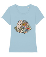 Be Kind To Your Mind Tricou mânecă scurtă guler larg fitted Damă Expresser