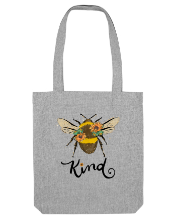 Bee Kind Heather Grey