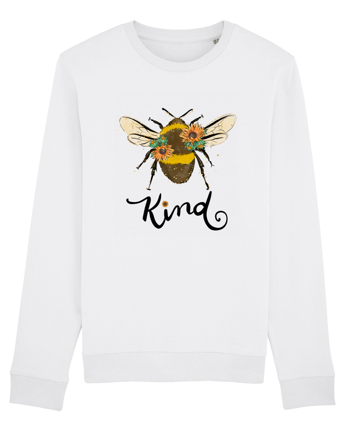 Bluză mânecă lungă Unisex Rise White