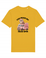 You make my head spin, Bufnita iubitoare roz Tricou mânecă scurtă Unisex Rocker