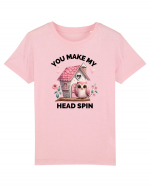 You make my head spin, Bufnita iubitoare roz Tricou mânecă scurtă  Copii Mini Creator