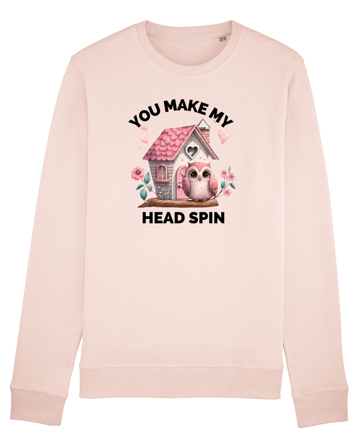 Bluză mânecă lungă Unisex Rise Candy Pink