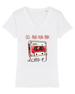 Muzica retro - Cel mai bun mix Tricou mânecă scurtă guler V Damă Evoker