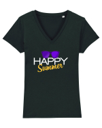 Happy summer Tricou mânecă scurtă guler V Damă Evoker