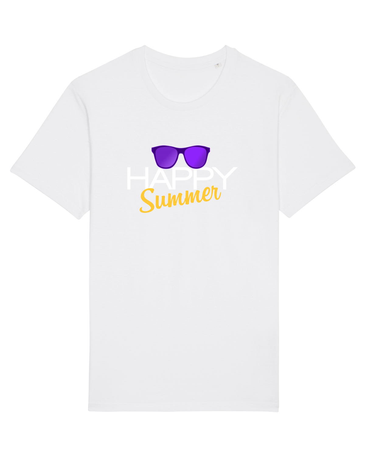 Tricou mânecă scurtă Unisex Rocker White