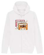 Muzica retro - Kiss me Hanorac cu fermoar Unisex Connector