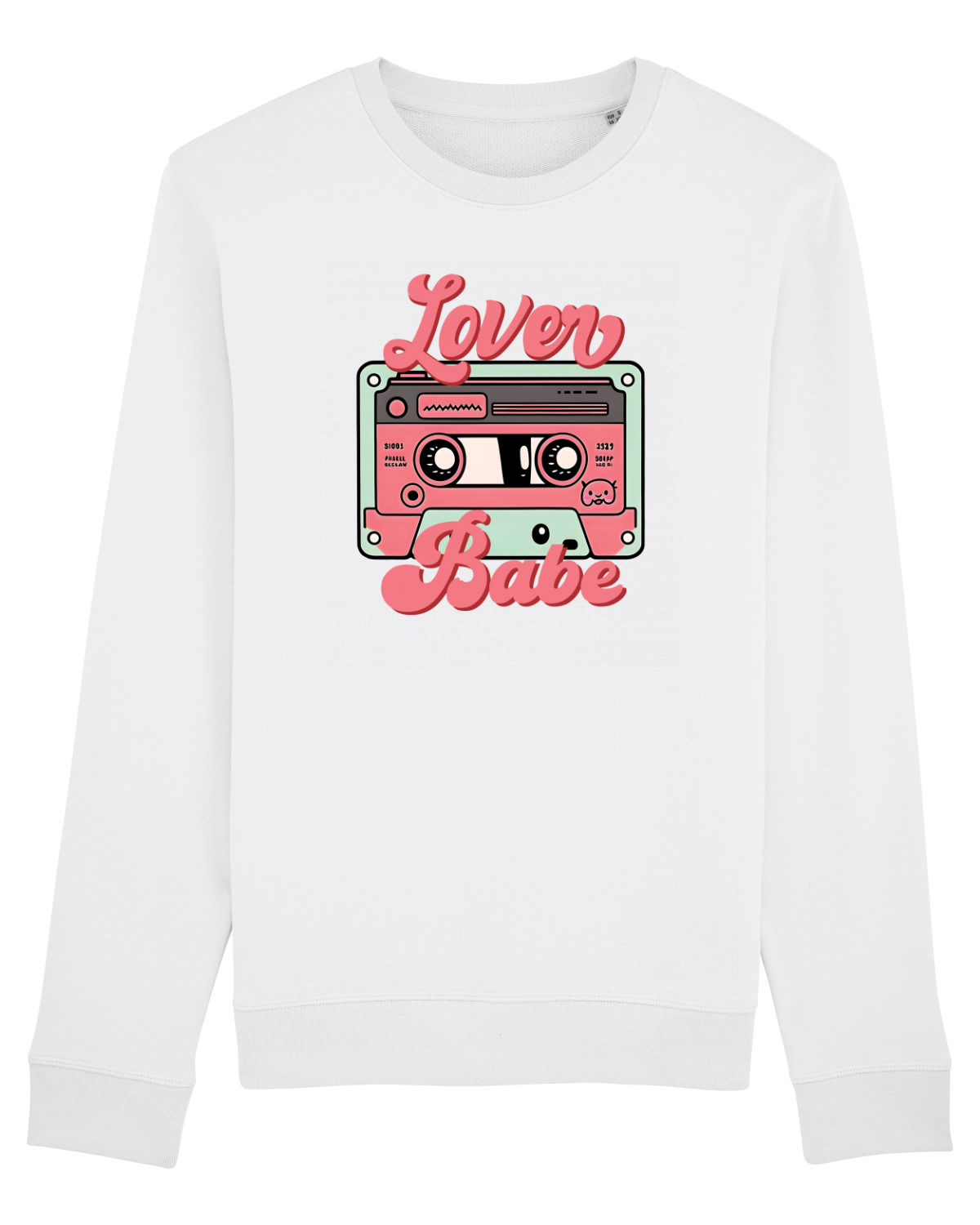 Bluză mânecă lungă Unisex Rise White