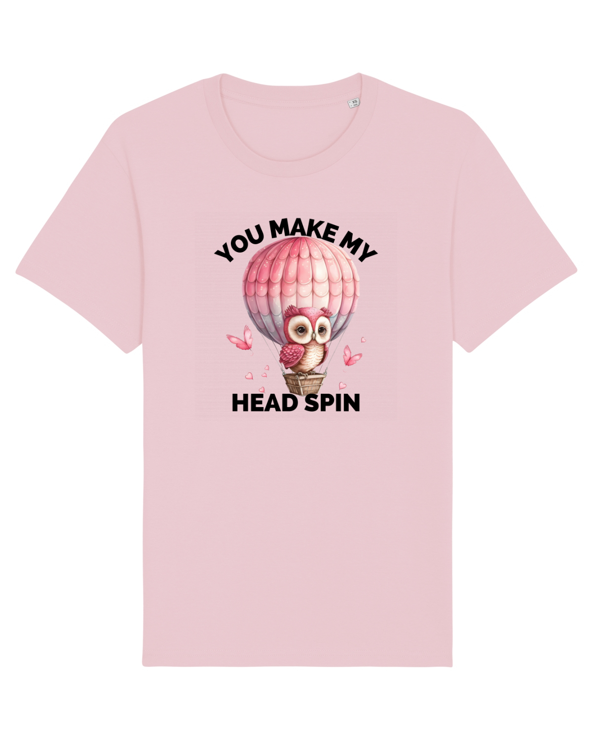 Tricou mânecă scurtă Unisex Rocker Cotton Pink