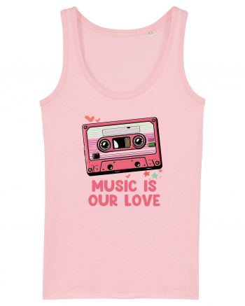 Muzica retro - Music is our love Cotton Pink