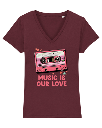 Muzica retro - Music is our love Burgundy
