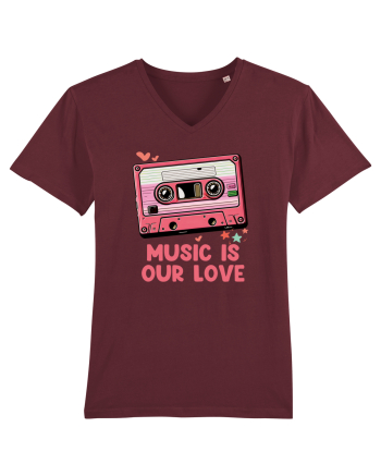 Muzica retro - Music is our love Burgundy