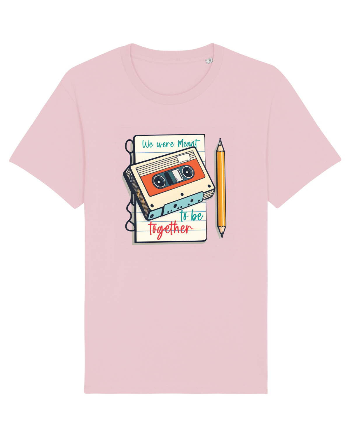 Tricou mânecă scurtă Unisex Rocker Cotton Pink