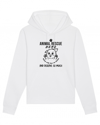 Animal rescue hero White