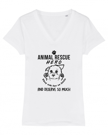 Animal rescue hero White