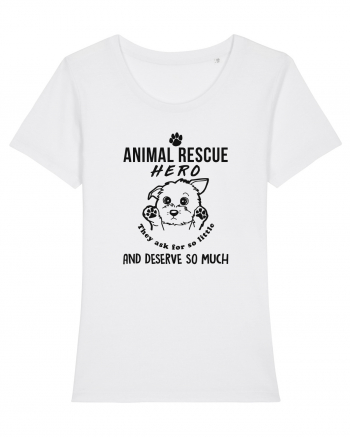 Animal rescue hero White