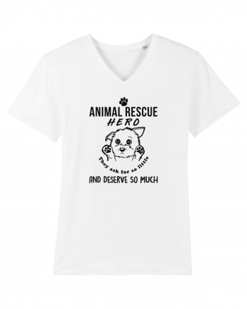 Animal rescue hero White