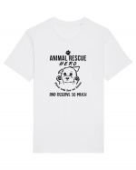 Animal rescue hero Tricou mânecă scurtă Unisex Rocker