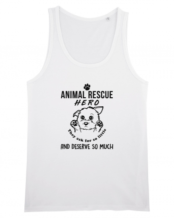 Animal rescue hero White