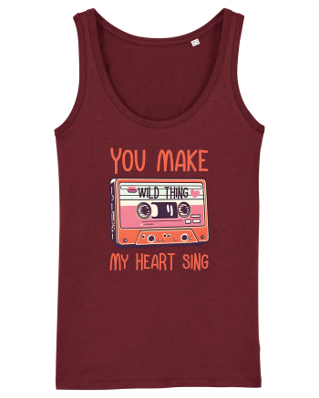 Muzica retro - You make my heart sing Burgundy