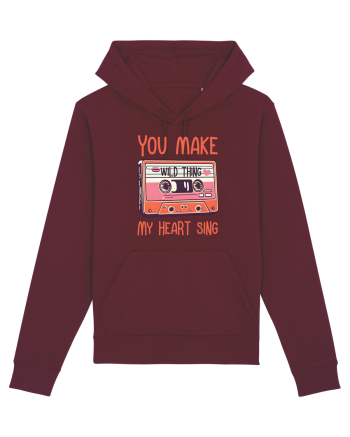 Muzica retro - You make my heart sing Burgundy