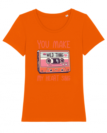 Muzica retro - You make my heart sing Bright Orange