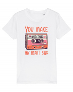 Muzica retro - You make my heart sing Tricou mânecă scurtă  Copii Mini Creator