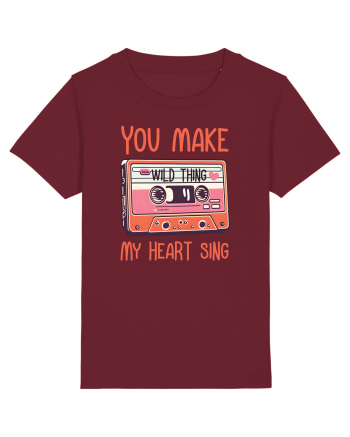 Muzica retro - You make my heart sing Burgundy