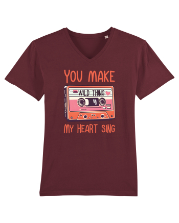 Muzica retro - You make my heart sing Burgundy