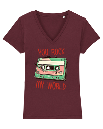 Muzica retro - You rock my world Burgundy