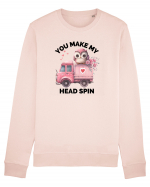 You make my head spin, Bufnita iubitoare roz Bluză mânecă lungă Unisex Rise