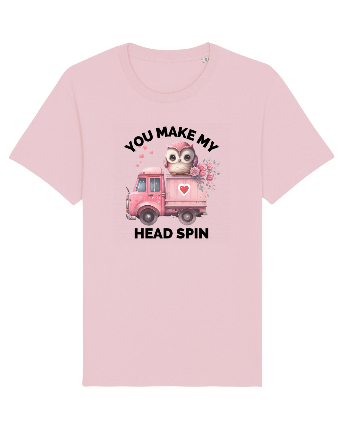 Tricou mânecă scurtă Unisex Rocker Cotton Pink