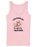 You make my head spin, Bufnita iubitoare roz masina flori Maiou Damă Dreamer