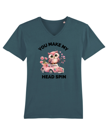 You make my head spin, Bufnita iubitoare roz masina flori Stargazer
