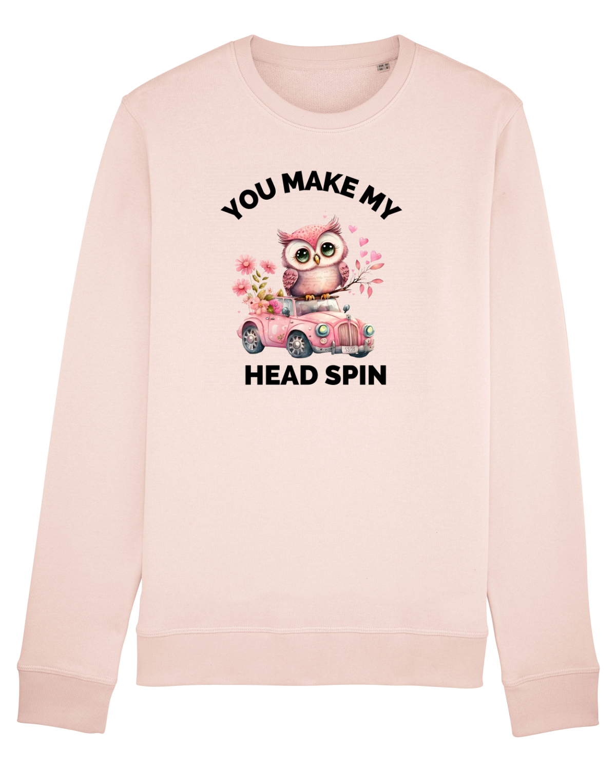 Bluză mânecă lungă Unisex Rise Candy Pink
