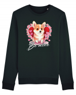 pentru îndrăgostiți - Be mine - Corgi Bluză mânecă lungă Unisex Rise