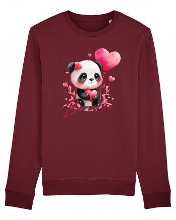 pentru îndrăgostiți - Be mine - Panda Burgundy