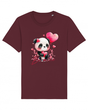 pentru îndrăgostiți - Be mine - Panda Burgundy