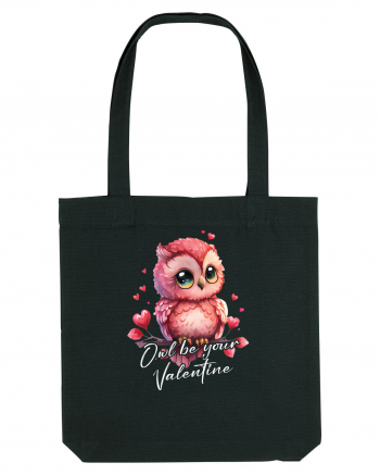 pentru îndrăgostiți - Owl be your Valentine Black