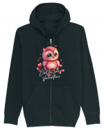 pentru îndrăgostiți - Owl be your Valentine Hanorac cu fermoar Unisex Connector