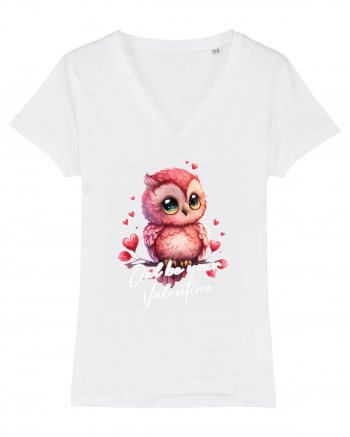 pentru îndrăgostiți - Owl be your Valentine White