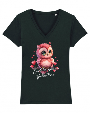 pentru îndrăgostiți - Owl be your Valentine Black