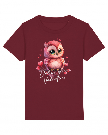 pentru îndrăgostiți - Owl be your Valentine Burgundy